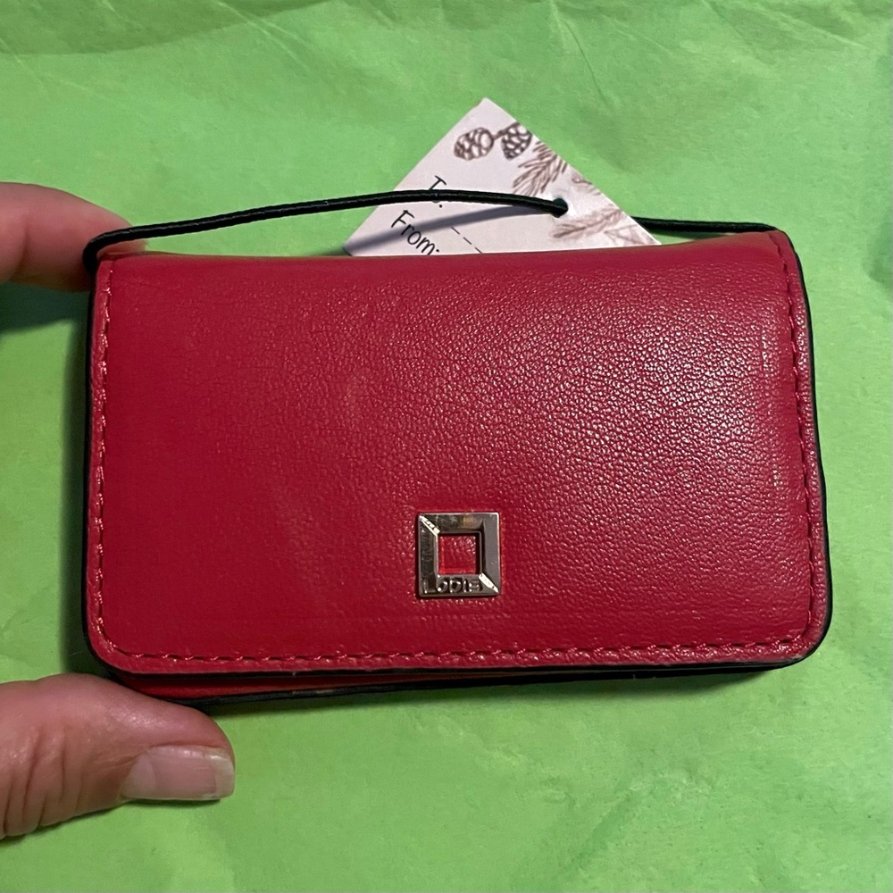 Small Red Wallet or Cardholder